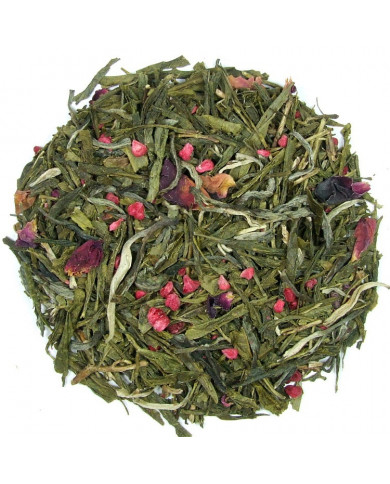 Herbata Biała – Fujian Malinowa Miłość z Płatkami Róży