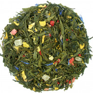 Herbata Zielona – Zielona Szampańska – z Płatkami Migdałowymi