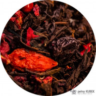 Herbata Czarna Smakowa - Energetyczne Winogrono z czerwonym pieprzem i suszonym winogronem